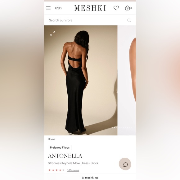 Never worn, XS, Meshki, bought for a wedding but ended up not wearing - Picture 2 of 9